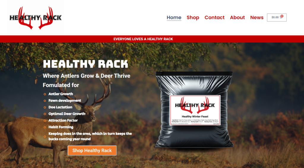 Healthy Deer Rack